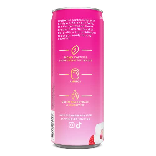 Rsp Nutrition Aminolean X Alix Earle Berry Alixir Energy Drink - Sugar Free Anytime Energy With No Jitters, Tingles, Or Crash, Vegan Amino Acids 12 Pack #TOP7