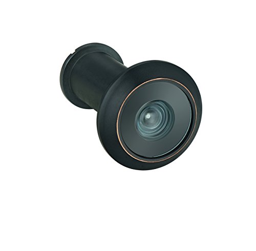 Elimina puntos ciegos con la mirilla gran angular de 220 grados de latón negro 4