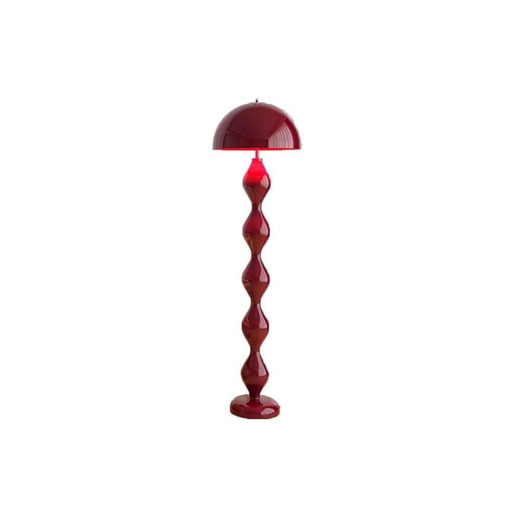 Lampadaire champignon crème salon liseuse verticale lumière douce