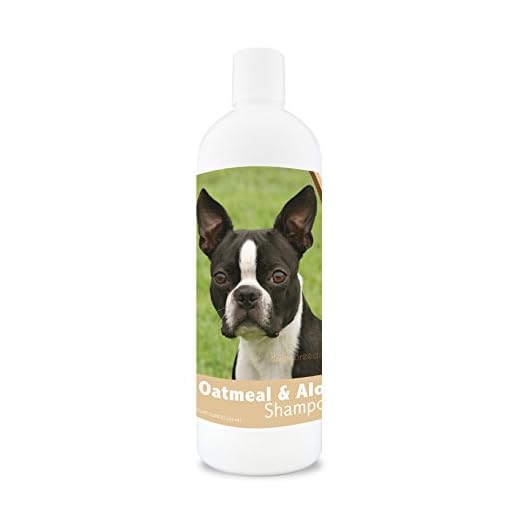 Healthy Breeds Boston Terrier Oatmeal Shampoo with Aloe 16 oz