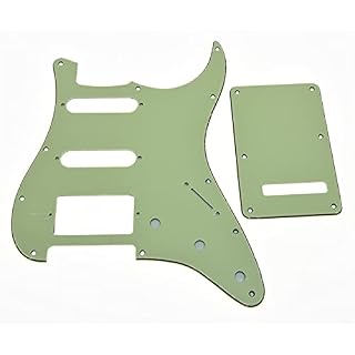 Dopro Strat – Plaque arrière en acier rapide pour pickguard ST – Pour Fender américaine et mexicaine – Vert menthe – 3… - Les Beatles, Paul McCartney, John Lennon, RIngo Starr, George Harrison