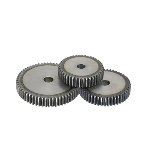 Bevel Gear Pinion Hardware Mechanical 1pcs Cylindrical Gear 1.5M-53/54/55/56/57/58/59/60/61/62Teeth Carbon Steel Flat Gear High Frequency Quenching Teeth(1.5M57T - Bore 14mm)