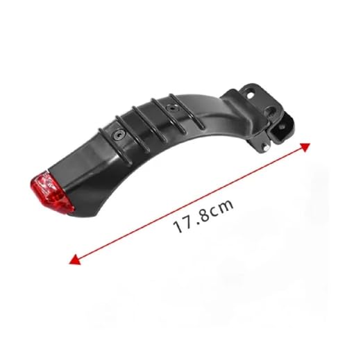 Garde-boue avec feu stop moto scooter Jackhot 5 pouces éclairage