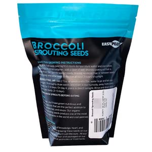 Broccoli Sprouting Seeds | Grown in USA | Non GMO | from Our Farm to Your Table (1/4 Pound)