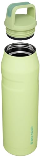 Image of Stanley IceFlow Cap and Carry Water Bottle | Wide Mouth Twist Lid | Lightweight & Leakproof for Travel & Sports | Insulated Stainless Steel | BPA-Free
