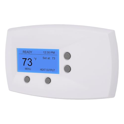 Fafeicy Ajuste del Termostato de Pared, Termostatos de Calor y Aire Acondicionado para el Fuego MT Ae Pellet Stove y Chimenea 7000-308 SRV7000-451 SRV7000-549