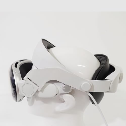 image for Hesupy Comfortable Head Strap for Vision Pro, Adjustable Sponge Headba