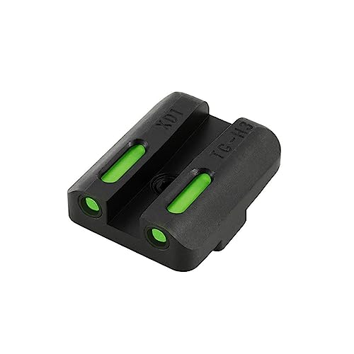 Image of TRUGLO TFX Handgun Sight | Durable Shock-Resistant Compact Brightly Glowing Tritium & Fiber-Optic Xtreme Day /Night Sight for Handguns