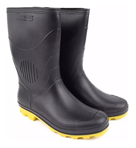Bota Galocha Impermeável Cano Médio Pvc Pega Forte Grendene (34/35, Amarelo)