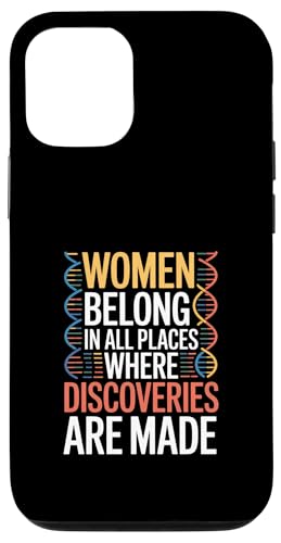Women Belong Discoveries Being Made Funny �i�� �X�}�z�P�[�X iPhone 12/12 Pro �p