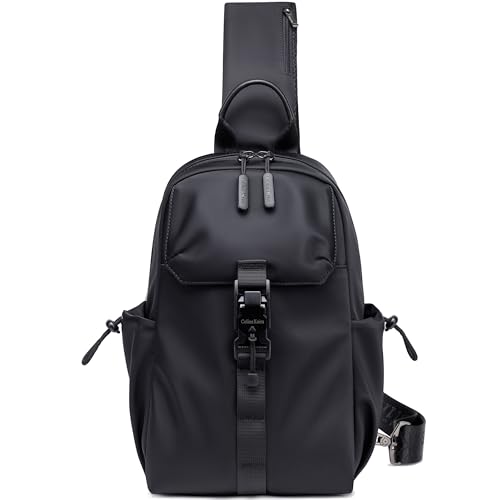 Colins Keirs Men's Large Capacity Crossbody Chest Bag, Travel-Ready Sling Pack for Weekend Trips, Waterproof Anti-Scratch Shoulder Bag, Small Backpack, Gift for Men