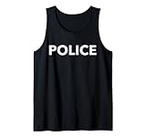 Men's POLICE - Blank Back Tank Top