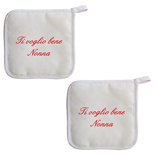 My Custom Style 2X Presine da Cucina#Nonni-Nonna Bene#16,5x16,5