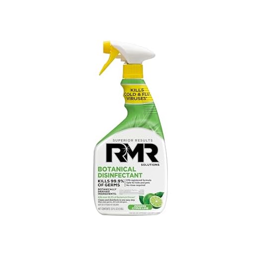 RMR Brands All-Purpose Thymol Based Disinfectant Cleaner - Spray, Modern Citrus Lime Scent, All Natural, Plant Based Ingredients