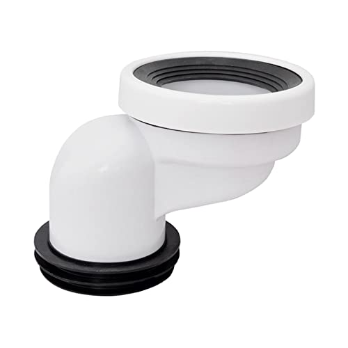 Milageto Full Flush Offset Toilet Flange, Change Place Connector, Easy