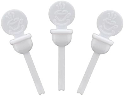 StixToGo White Circle Beverage Plug, Package of 400