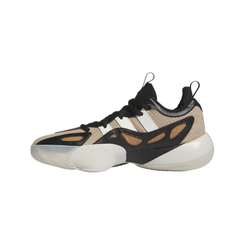 Image of adidas Unisex-Adult Trae Young Unlimited 2 Low Trainers, Magic Beige /Cloud White /Black, 6.5