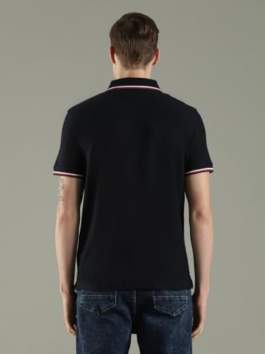 Image of Tommy Hilfiger Men Polo Cotton Regular Fit Shirt