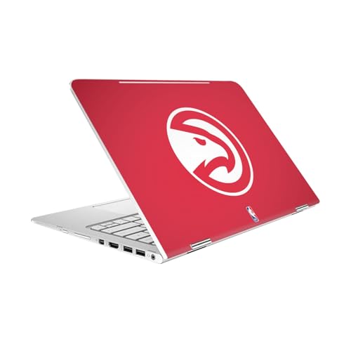 Skin HP Spectre Pro X360 G2 Atlanta Hawks logo vinyle rouge premium sous licence