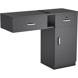 Wall Mount Barber Salon Station Salon Storage with Appliance Holders Hair Stylist Equipment Set Spa Salon Equipment