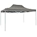 Produktbild vidaXL Profi Partyzelt Faltbar Wasserbeständig Gartenpavillon Pavillon Festzelt Gartenzelt Bierzelt Faltpavillon Garten 3x4m Stahl Anthrazit