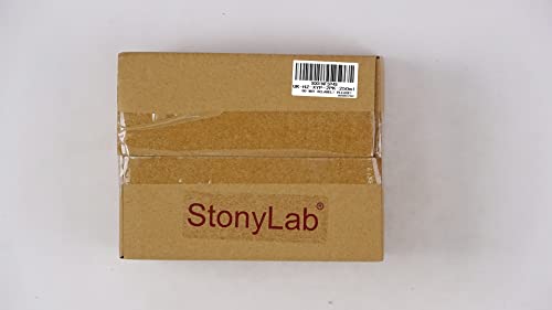Stonylab Chemical Wash Bottle, 2-Pack Lab Sealed Cylindrical Plastic Safety Lab Reagent Squeeze Wash Bottle, Sample Sealing Liquid Storage Containers With Narrow Mouth, 8 Oz/2 Bottle #TOP7