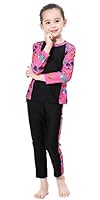 Algopix Similar Product 15 - Muslim Swimwear for Kids Girls Modest