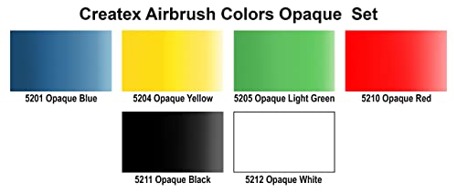 Createx Colors Cre5201 Opaque Airbrush Color, 2 oz, Blue