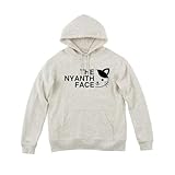 [レコウェア] THE NYANTH FACE ザ ニャンズ フェイス ネコ 猫 猫好き 猫派 キャット アニマル 動物 おもしろ ネタ ジョーク パーカー キッズ オートミール 140サイズ 03912-216mlh