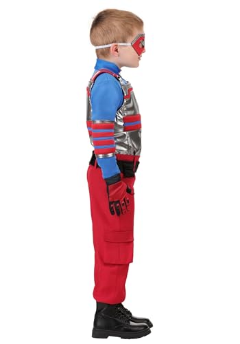 Disfraz infantil Henry Danger con camisa, pantalón, cinturón, guantes y máscara miniatura 5