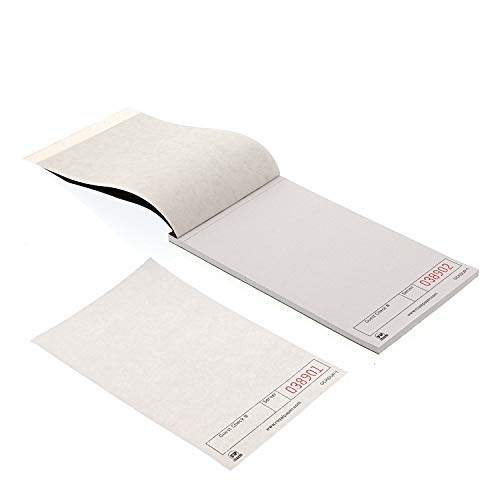 Bloc de comanda sin líneas Royal White, formato de 1 parte, pack de 10 blocs 6