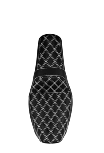 Asiento pasajero trasero y piloto para Dyna Street Bob rutas largas en pareja con cojines de cuero