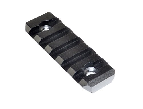 Kexuan Compatible with Single Rail Section for 5 Slot M lok Style Single Picatinny Aluminum Alloy Rail Section