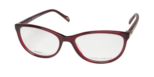 Laura Ashley Dianna 2 Eyeglass Frame/Glasses Womens Eyewear Classic Design European Designer Fashion [54-16-135, wine]