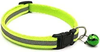 LitVibes Cat Collars Breakaway With Bell&Reflective Design,Kitten & Small Dogs Soft Adjustable,Safe,Solid & Protection For Cats & Puppies,Cute Kitty Neckband(Green),?14 cm,W_2 cm (B0BNBT473F) Amazon Price History, Amazon Price Tracker