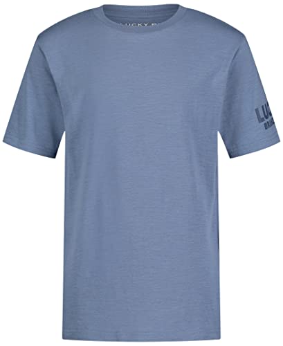 Image of Lucky Brand Boys' Short Sleeve Graphic Crew Neck T-Shirt, Soft, Comfortable, Relaxed Fit