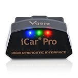 Vgate iCar Pro Bluetooth 4.0 (BLE) OBD2 Lettore di codici di guasto OBDII Codice Scanner Auto Check Engine Light per iOS/Android