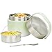 VINATO Porta Pranzo Termico 1.2L Lunch Box Termico Bento Box in Acciaio Inossidabile Antigoccia, BPA-Free con Cucchiaio - per Ufficio, Scuola, Escursioni immagine