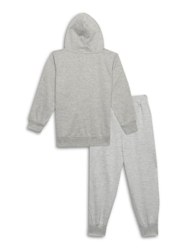 Image of Mack Jonney Printed Hooded Cotton Fleece Tracksuit Co-Ord Set for Kids-MACK38112