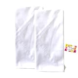 [Shiroite] 【清潔に作業ができます】 三角巾 給食 給仕 料理教室 衛生管理 防災用品などに 60x60x88cm 【2個セット】