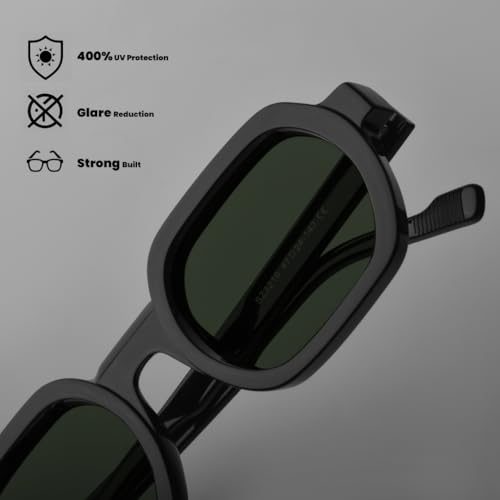 Image of SAM AND MARSHALL VELAR Sunglasses I 400UV Protection I Square Sunglass I Men & Women