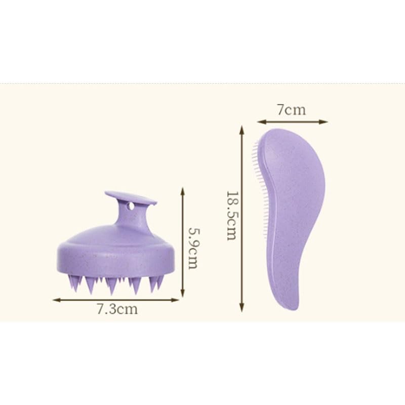 Multifunctional Hair Comb Shower Cleaning Brush