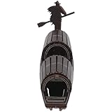 Souvenir resistente: con una lavorazione durevole, questa barca a vela in legno resisterà all'usura e manterrà il suo fascino, sia che venga utilizzata come decorazione per modelli di barche o come piccolo oggetto di scena per foto di barche in legno, piccola decorazione per barche a vela, piccola decorazione per barche