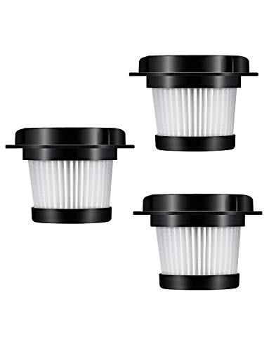 Holife Aspiradora de Repuesto de 3 Filtros HEPA, Compatible Aspiradora de Mano HM036E, Lavable y Reutilizable