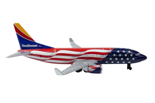 Daron Toy Airplane Southwest Freedom One Livery Die-Cast Metal Model Airplane with Plastic Parts Officially Licensed Collectible Toy for Kids Ages 3+