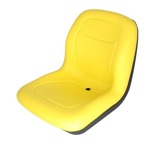 Bucket Seat Vinyl Yellow fits John Deere 655 755 855 955 4200 4210 4300 4310 4400 4410 4500 4510 4600 4610 4700 4710 5105 5205 655 890 856 AT315073 RE72933 fits Caterpillar GG420-33358 fits Komatsu