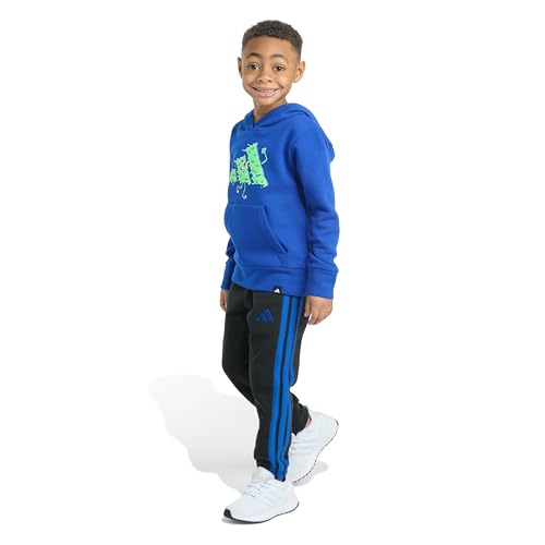 adidas Boys 2-piece Long Sleeve Graphic Fleece Pullover & Jogger Set3