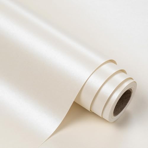WRAPAHOLIC 30 Inch Jumbo Off White Wrapping Paper - 81.5 Sq Ft Pearly-Lustre Solid Color Cream Wrapping Paper Perfect for Wedding Birthday Baby Shower Christmas - 30 inch x 33 feet