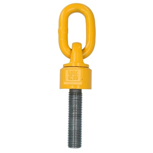 Punto de elevación m24 x 40 mm giratorio con argolla para elevación industrial 8