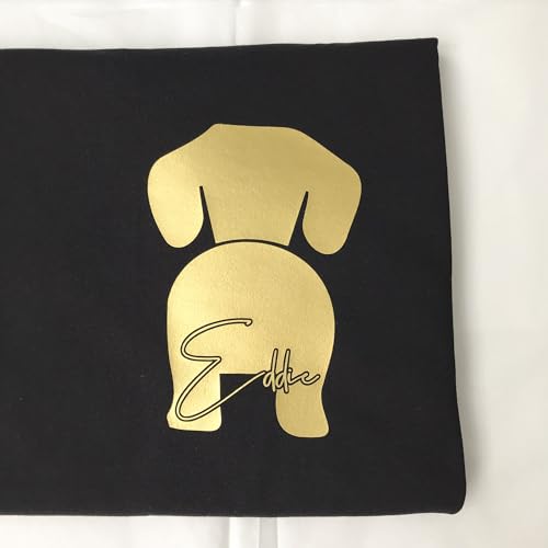 T-Shirt mit Hundemotiv Hundepfote für Hundebesitzer Frauen Männer, Damen Herren Tshirt personalisiert Motiv Hunde und Pfote Spruch Baumwolle, Geschenk für Hundeliebhaber Hundemama Hundefreunde